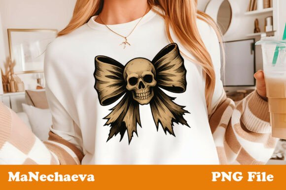 Coquette Halloween Bow Design: Gothic Elegance Meets Graphic Design