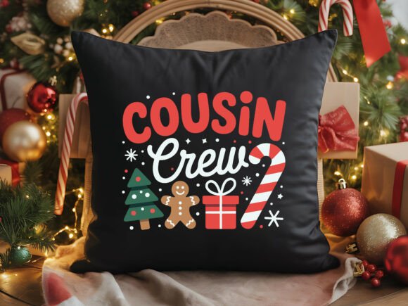 Cousin Crew Christmas Design: A Festive Asset for Creators