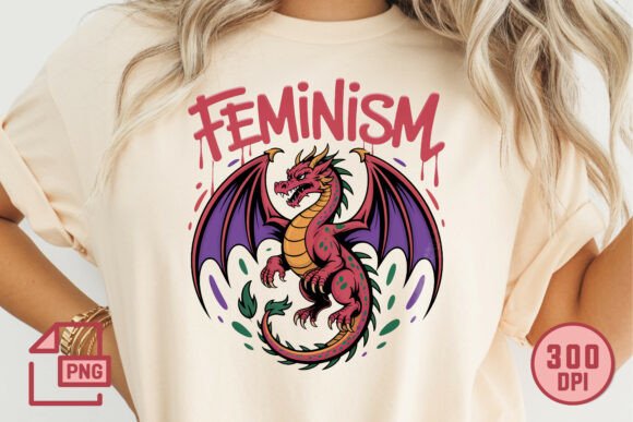 Feminism Dragon Design: A Bold Symbol of Empowerment and Artistry