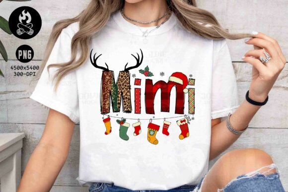 Festive Christmas Mimi PNG Design for Holiday Creations