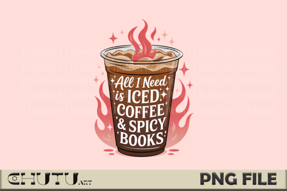 Hot Reads Iced Coffee PNG Design: A Designer's Guide