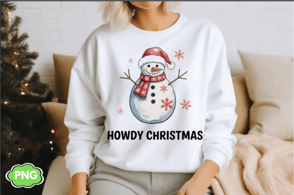 Howdy Christmas PNG Design: Festive Graphics for Your Projects