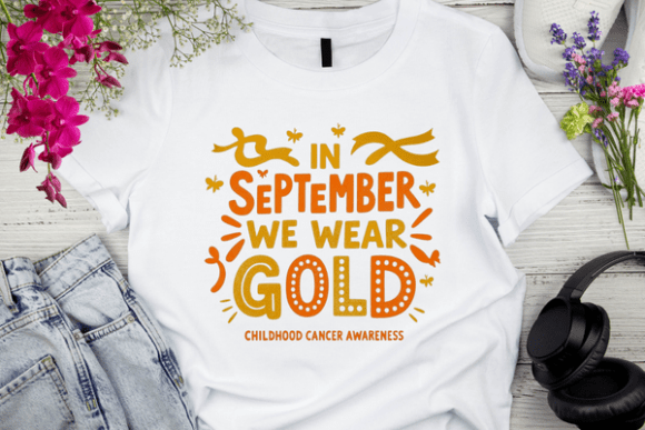 In September We Wear Gold: A Versatile Design Asset