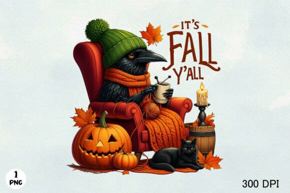 It's Fall Y'all PNG Design: A Seasonal Asset for Creative Projects