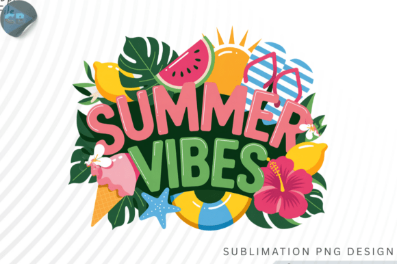 Summer Vibes Sublimation PNG: Your Design Toolkit