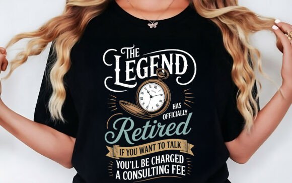 The Legend Retired SVG: A Designer's Asset